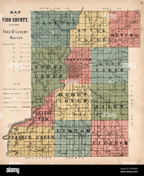 Standard Atlas Of Vigo County Indiana Including A Plat Book Of The