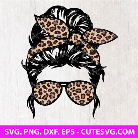 Clip Art Messy Bun Svg Bundle Mom Sublimation Designs Downloads Hair