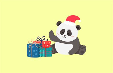 Christmas Panda Cute Illustration Graphic By Grandprixstudio · Creative