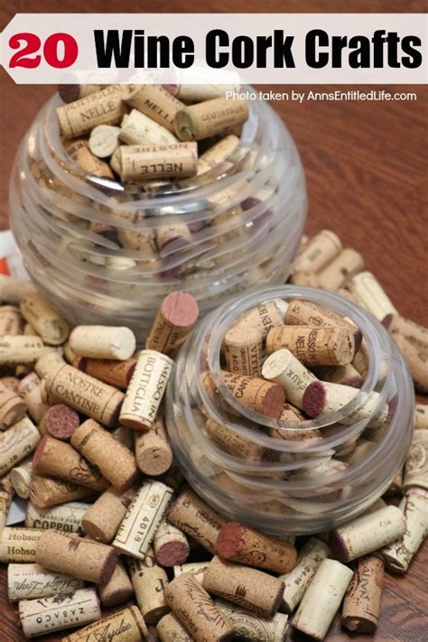 Creative Wine Cork Crafts Projects And Ideas