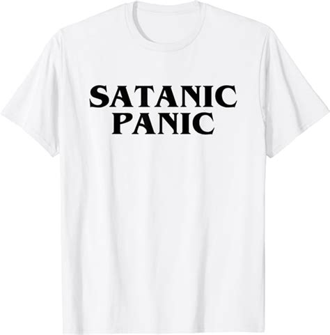 Satanic Panic Evil Satan Start A Cult Baphomet Pentagram T Shirt