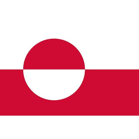 Greenland Country Flag Nuuk Inuit Kalaallisut Gl 12 Inch By 18 Inch
