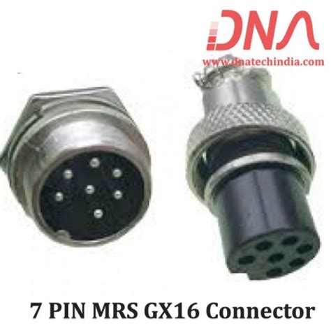 Buy Online 7 Pin Mrs Gx 16 Aviation Connector In India At Low Cost