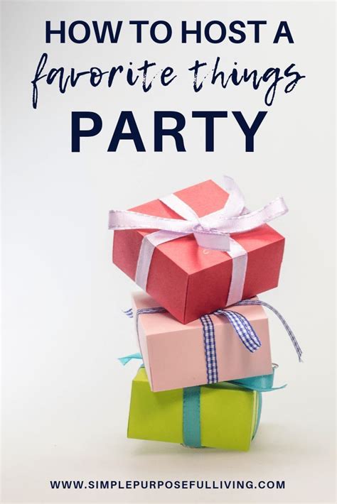 How To Host A Favorite Things Party 10 Favorite Products Simple