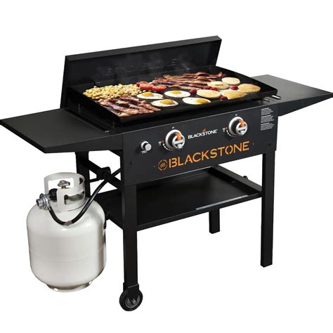 Blackstone 28 Inch Griddle W Hard Cover And Griddle Cover Bbqguys