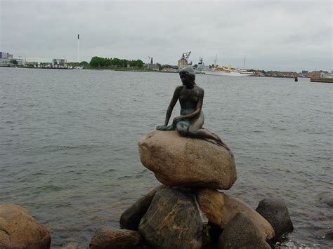 The Little Mermaid Statue In Copenhagen