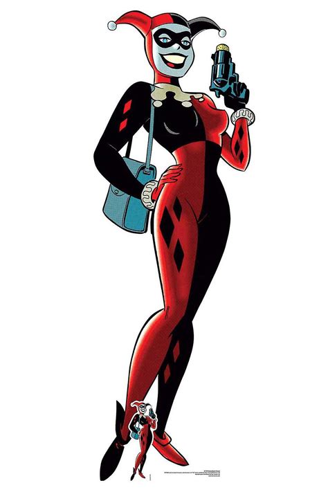 Harley Quinn With Gun Official Dc Comics Lifesize Cardboard Cutout Standee Fruugo Fr