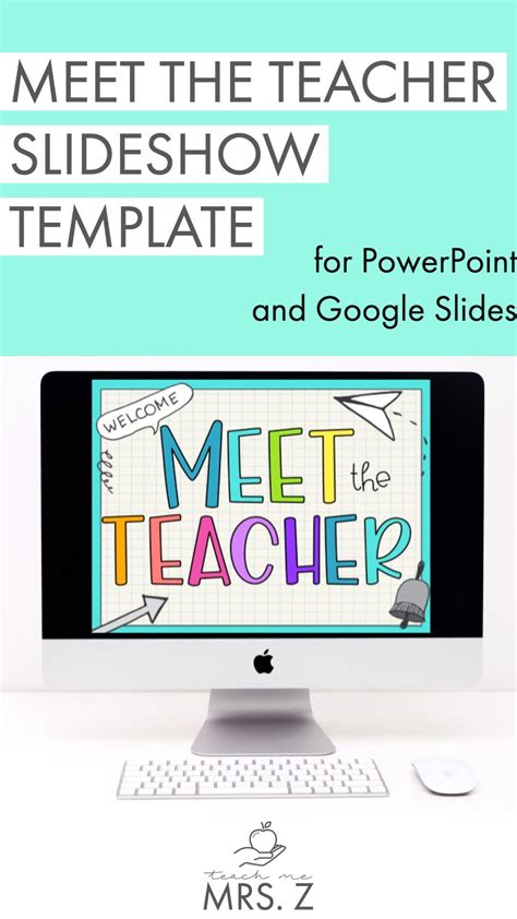 Meet The Teacher Template Powerpoint