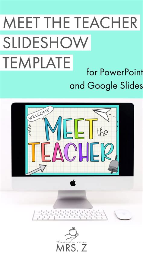 Meet The Teacher Slideshow Template Free