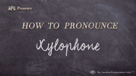 how to pronounce xylophone real life examples youtube