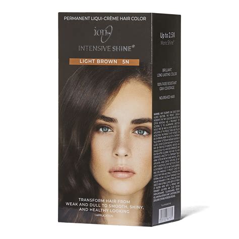 Ion Intensive Shine Hair Color Kit Light Brown 5n Hair Color Kit Sally Beauty