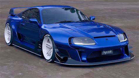 Toyota Supra Stage 1 Demonstrates A Crazy Widebody Concept