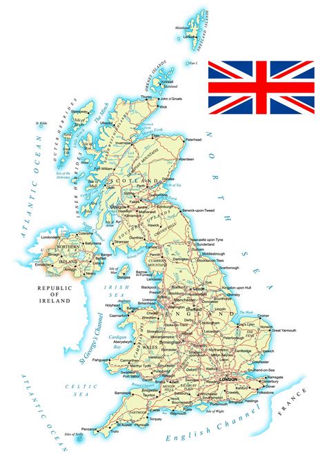 Great Britain Maps Printable Maps Of Great Britain For Download