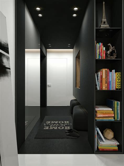 Black And White Interior Design Ideas: Modern Apartment by ID White ...