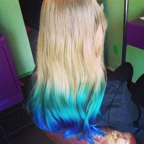 Tip Dyed Hair Blonde Hair Exotic Hair Pinterest Colors The O