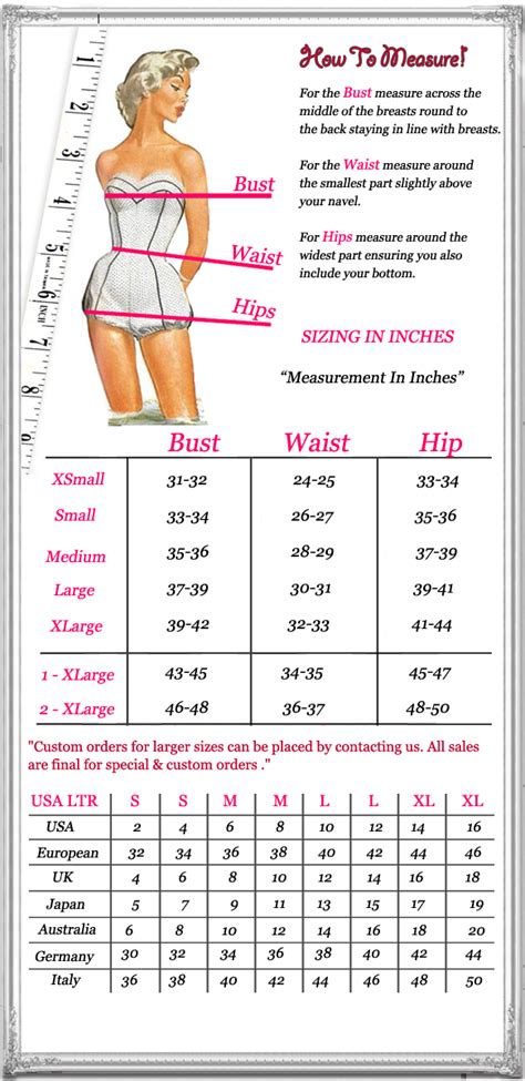 Women S Plus Size Measurement Chart