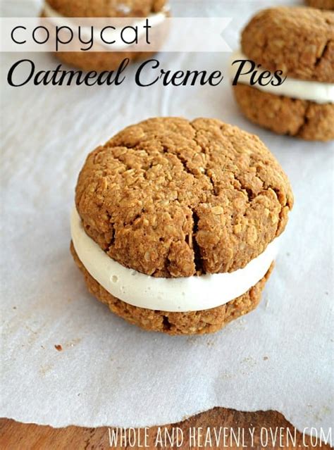 Copycat Oatmeal Creme Pies Whole And Heavenly Oven