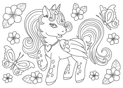 Kleurplaat unicorn met regenboog kleurplaat eenhoorn download gratis. Kleurplaat eenhoorn of Unicorn kleurplaat - Tijd met Kinderen