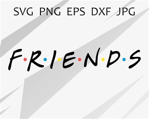 Friends Logo Image Svg Friend TV Show eps Vector Download | Etsy