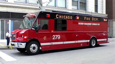 Chicago Fire Department Incident Management Command Post Deployed