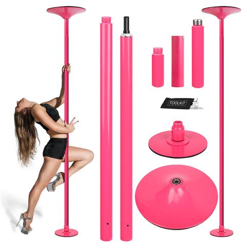 Prior Fitness 45mm Removable Dance Pole Set Spinning Pole Dance