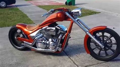 Honda Fury True Chopper Modified With Mean Cycles And Sumo X Wide Tire