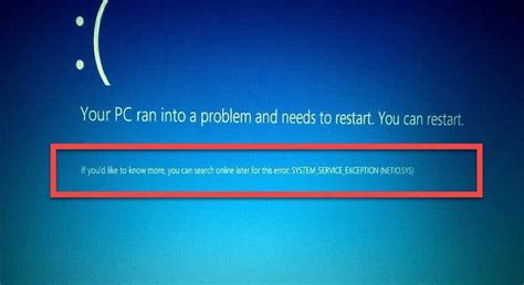 Como Corrigir Erro De Tela Azul Netio Sys No Windows