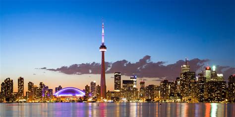 View of Toronto Canada Cityscape during sunset - Wood Consulting