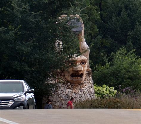 Morton Arboretum Troll Giant Troll At The Morton Arboretum Flickr