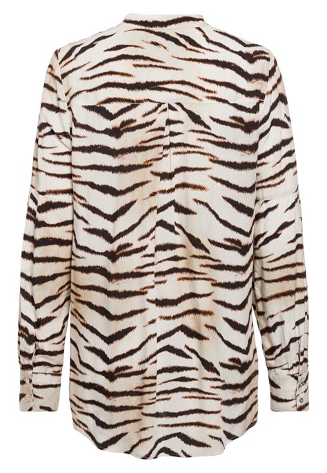 Tunic With Tiger Print Blouses Fashion