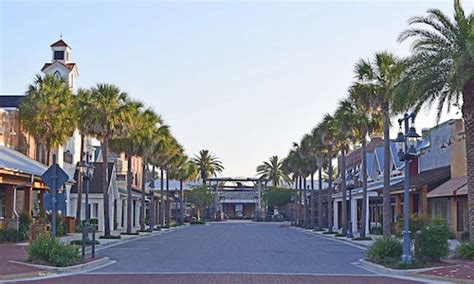 Early Morning At Brownwood Paddock Square In The Villages Villages