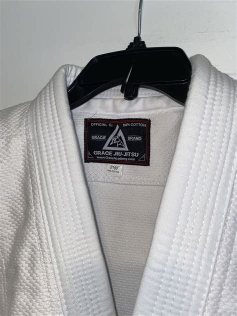 Gracie Jiu Jitsu Gi Size 3160 Complete White Martial Arts Mma Ebay