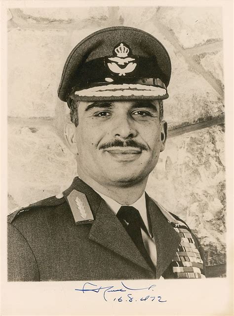 King Hussein Of Jordan