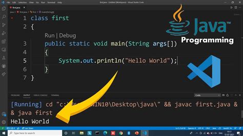 How To Run Java Program In Visual Studio Code Vs Code Java