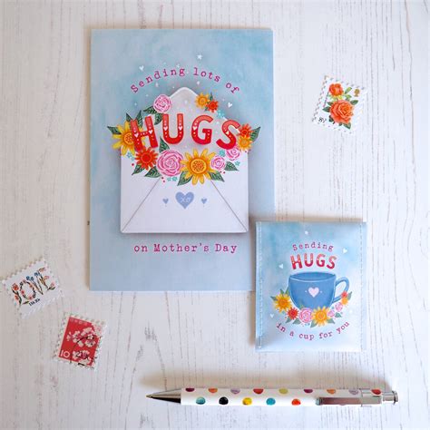 Mothers Day Hugs Card And A Cuppa By Arbee