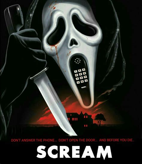 Scream Horror Movie Slasher 90s Scream Movie Poster Scream Movie Scream Art