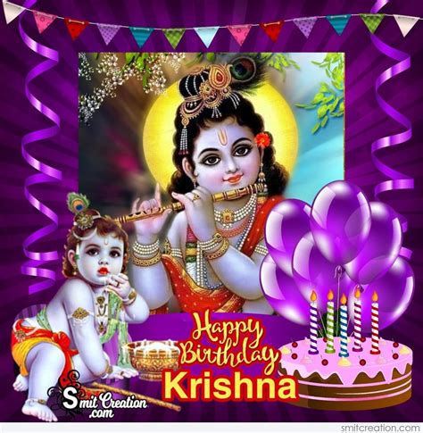 Happy Birthday Krishna Image For Whatsapp