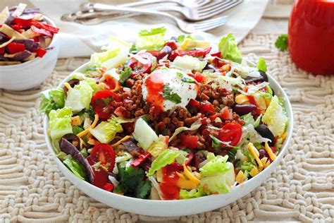 Healthy Taco Salad Recipe The Anthony Kitchen