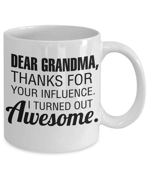 Grandma Mug Funny Coffee Cup Grandmother Mugs Mama Cups For Birthdays
