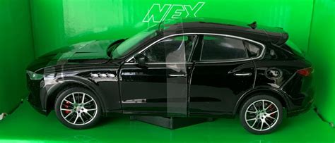 Maserati Levante 2016 In Black 1 24 Scale Model From Welly