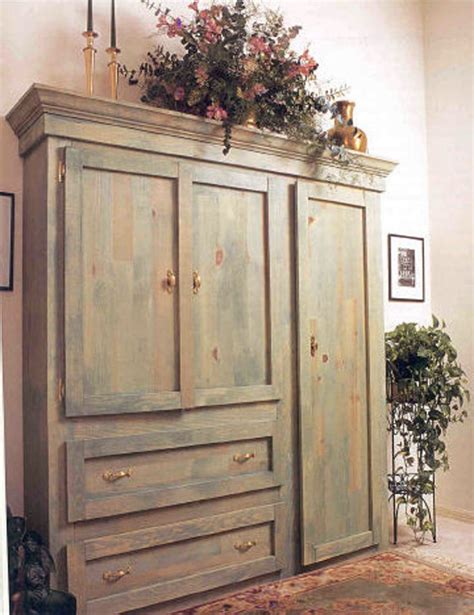 How To Build A Rustic Armoire Complete Digital Pdf Plans Etsy Wood