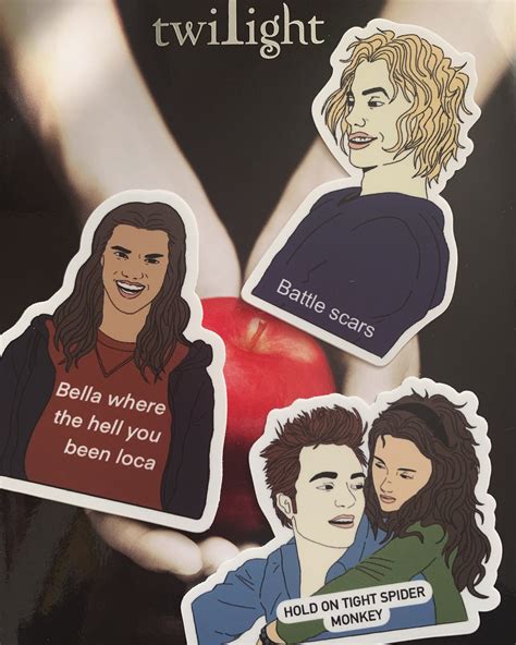 Silly Twilight Stickers Etsy