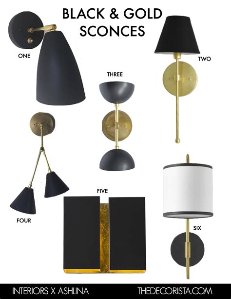 Get The Look Boho Glam Bedroom Black And Gold Sconces — The Decorista