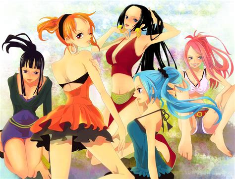 Anime Picture One Piece Toei Animation Nami Nico Robin Boa