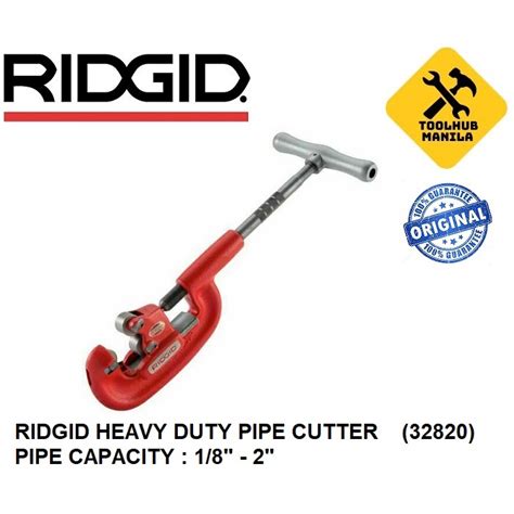 Ridgid Heavy Duty Pipe Cutter 18 2 Model 32820 Shopee Philippines