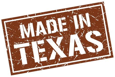 Made In Texas Stamp Stock Vector Illustration Of Crafted 121187147