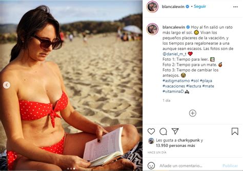 Blanca Lewin Deslumbra Con Fotos De Sus Vacaciones En La Playa — Fmdos