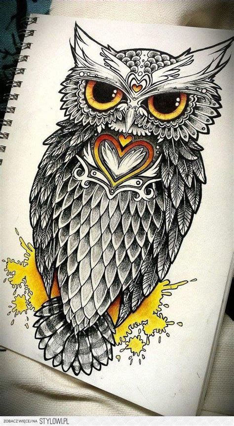 Cool Owl Drawings At Explore Collection Of Cool