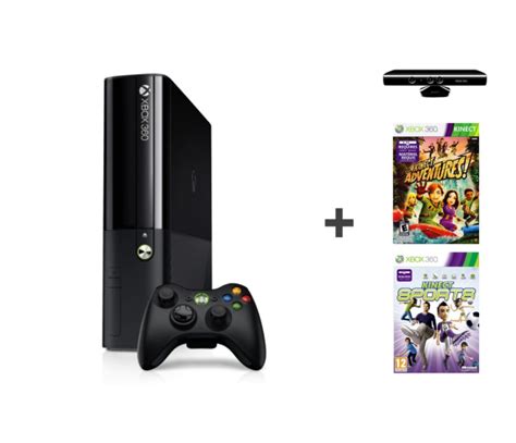 Microsoft Xbox 360 250gb Stingraykinectadventuressports Konsole