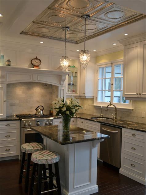 The right materials produce durable results that are beautiful and much less expensive than a total replacement. Tin Ceiling Tiles Backsplash Home Design Ideas, Pictures ...